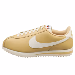 Nike Cortez Womens Fashion Trainers in Sesame White - 4