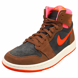 Nike Air Jordan 1 Zm Air Womens Fashion Trainers in Brown Black - 5