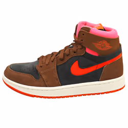 Nike Air Jordan 1 Zm Air Womens Fashion Trainers in Brown Black - 5