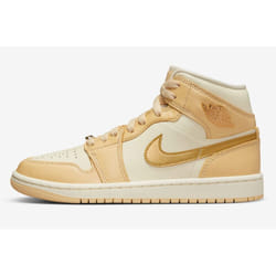 Nike Air Jordan 1 Low SE Pale Vanilla/Metallic Gold FB9892-200 Women's - 8.5