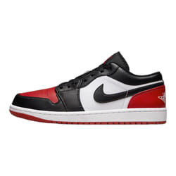NIKE Air Jordan 1 Low Men's White/Black-Red Low 553558-161 12.5