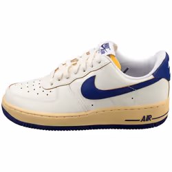 Nike Air Force 1 07 Womens Fashion Trainers in Sail Blue - 4
