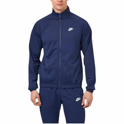 Nike FB7351 Mens Tracksuits Relaxed Fit Workout Dri Fit Polyester Club Tracksuit - Navy, XL