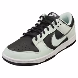 Nike Dunk Low Retro Premium Mens Fashion Trainers in Black Green - 10