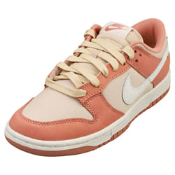 Nike Dunk Low Retro Premium Mens Fashion Trainers in Red Stardust - 6 - 39 EU