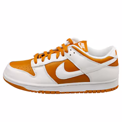 Nike Dunk Low Qs Mens Fashion Trainers in Dark Curry White - 7