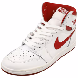 Nike Air Jordan Hi 85 Mens Fashion Trainers in White Red - 7