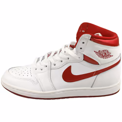 Nike Air Jordan Hi 85 Mens Fashion Trainers in White Red - 7