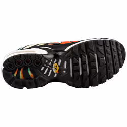Nike Air Max Plus Womens Fashion Trainers in Black White Red - 4.5