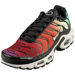 Nike Air Max Plus Womens Fashion Trainers in Black White Red - 3