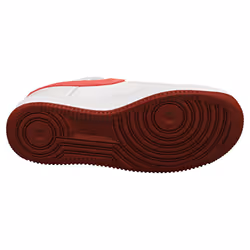 Nike Air Force 1 07 Womens Fashion Trainers in White Red - 8.5 UK