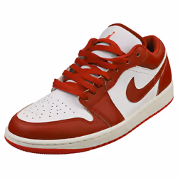 Nike Air Jordan 1 Low Se Mens Fashion Trainers in White Red - 11