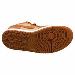 Nike Air Jordan 1 Low Se Womens Casual Trainers in Brown Coffee - 3.5