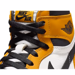 Nike Air Jordan 1 Retro High OG Yellow High Top Sneakers - UK 9.5