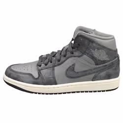 Nike Air Jordan 1 Mid Se Womens Fashion Trainers in Smoke Grey - 4.5