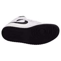 Nike Air Jordan 1 Mid Mens Fashion Trainers in White Black - 11.5 UK