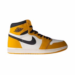 Nike Air Jordan 1 Retro High OG Yellow High Top Sneakers - UK Size 6.5