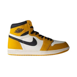 Nike Air Jordan 1 Retro High OG Yellow High Top Sneakers - UK Size 6.5
