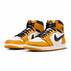 Nike Air Jordan 1 Retro High OG Yellow High Top Sneakers - UK Size 6.5
