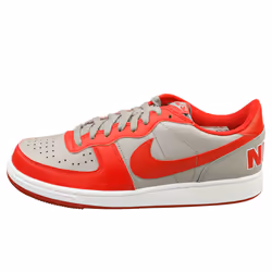 Nike Terminator Low Mens Fashion Trainers in Grey Red - 9.5