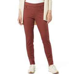 Levi Strauss Signature Gold Women's Totally Shaping Pull-on Skinny Jeans Available in Plus Size  Cherry Mahogany  2