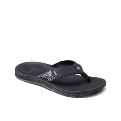 Reef Womens Santa ANA Summer Beach Pool Sandals Thongs Flip Flops - 5 UK, Black/White