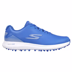 Skechers Mens 2023 Go Golf Max 2 Waterproof Light Spikeless Arch Fit Golf Shoes - UK 7, Blue
