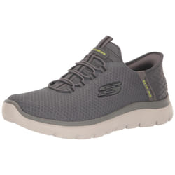 Skechers Men's Summits High Range Hands Free Slip-in Sneaker  Charcoal  9 Wide