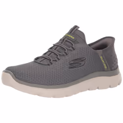 Skechers Men's Summits High Range Hands Free Slip-in Sneaker Charcoal 10.5 Wide