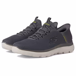 Skechers Men's Summits High Range Hands Free Slip-in Sneaker  Charcoal  13 Wide