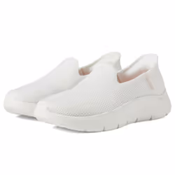 Skechers Women's Hands Free Slip-Ins Go Walk Flex-Relish Sneaker, Off White, 9 Wide