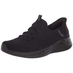 Skechers Men's Sneaker Slip-On Black Mesh Trim 7.5