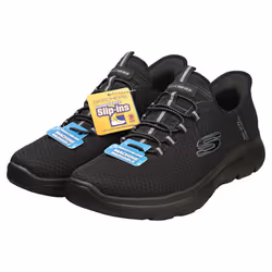 Skechers Slip-ins Summits Mens Casual Trainers in Black - 10 - Additional view 5