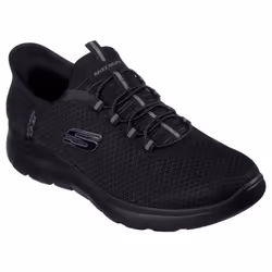 Skechers Men's Summits High Range Hands Free Slip-in Loafer  Black/Black  6.5 Wide