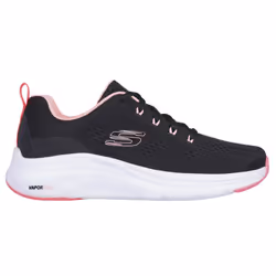 Skechers Womens 2023 Vapour Foam Fresh Trend Engineered Mesh Lace Up Trainers - UK 6.5, Black/Pink