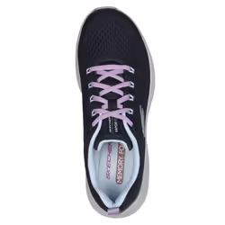 Skechers Womens 2023 Vapour Foam Fresh Trend Engineered Mesh Lace Up Trainers - UK 5, Navy/Lavender