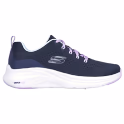 Skechers Womens 2023 Vapour Foam Fresh Trend Engineered Mesh Lace Up Trainers - UK 5, Navy/Lavender