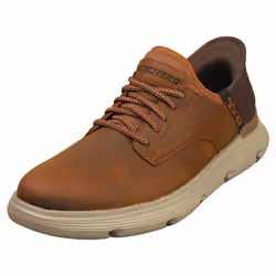 Skechers Slip-ins Garza Mens Casual Trainers in Dark Brown - 7
