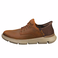 Skechers Slip-ins Garza Mens Casual Trainers in Dark Brown - 7