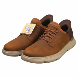 Skechers Slip-ins Garza Mens Casual Trainers in Dark Brown - 9 - Additional view 5