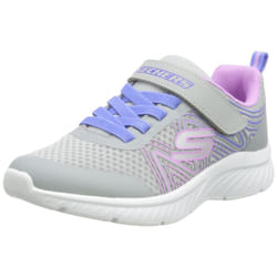 Skechers Microspec Plus-Swirl Sweet Sneaker  Gray/Multi  2.5 US Unisex Little Kid