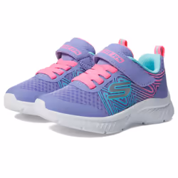 Skechers Microspec Plus-Swirl Sweet Sneaker  Perwinkle/Multi  2.5 US Unisex Little Kid
