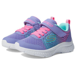 Skechers Microspec Plus-Swirl Sweet Sneaker  Perwinkle/Multi  3.5 US Unisex Big Kid