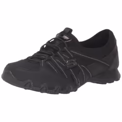 SKECHERS Women's Bikers LITE-RELIVE Sneaker Black 7.5