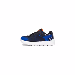 Skechers Kids Boy's Flex-Glow Bolt Sneaker  Black/Blue  3.5 Big Kid