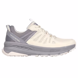 Skechers Womens 2023 Switch Back Cascades Low Top Lace Up Memory Foam Trainers - UK 6.5, Neutral/Grey
