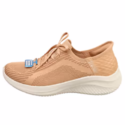 Skechers Slip-ins Ulra Flex 3.0 Vegan Womens Fashion Trainers in Tan - 7 UK