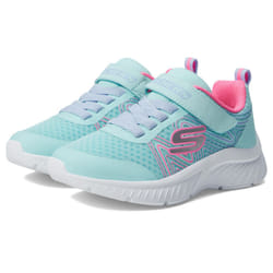 Skechers Microspec Plus-Swirl Sweet Sneaker  Aqua/Pink  11.5 US Unisex Little Kid