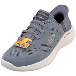 Skechers Slip-ins Bounder 2.0vegan Mens Fashion Trainers in Slate - 9 UK