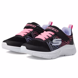 Skechers Microspec Plus-Swirl Sweet Sneaker  Black/Multi  11.5 US Unisex Little Kid